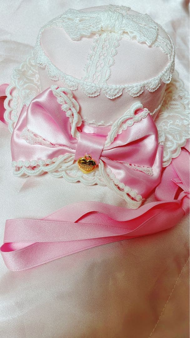angelic pretty dress up リボン ミニハット ピンク - メルカリ