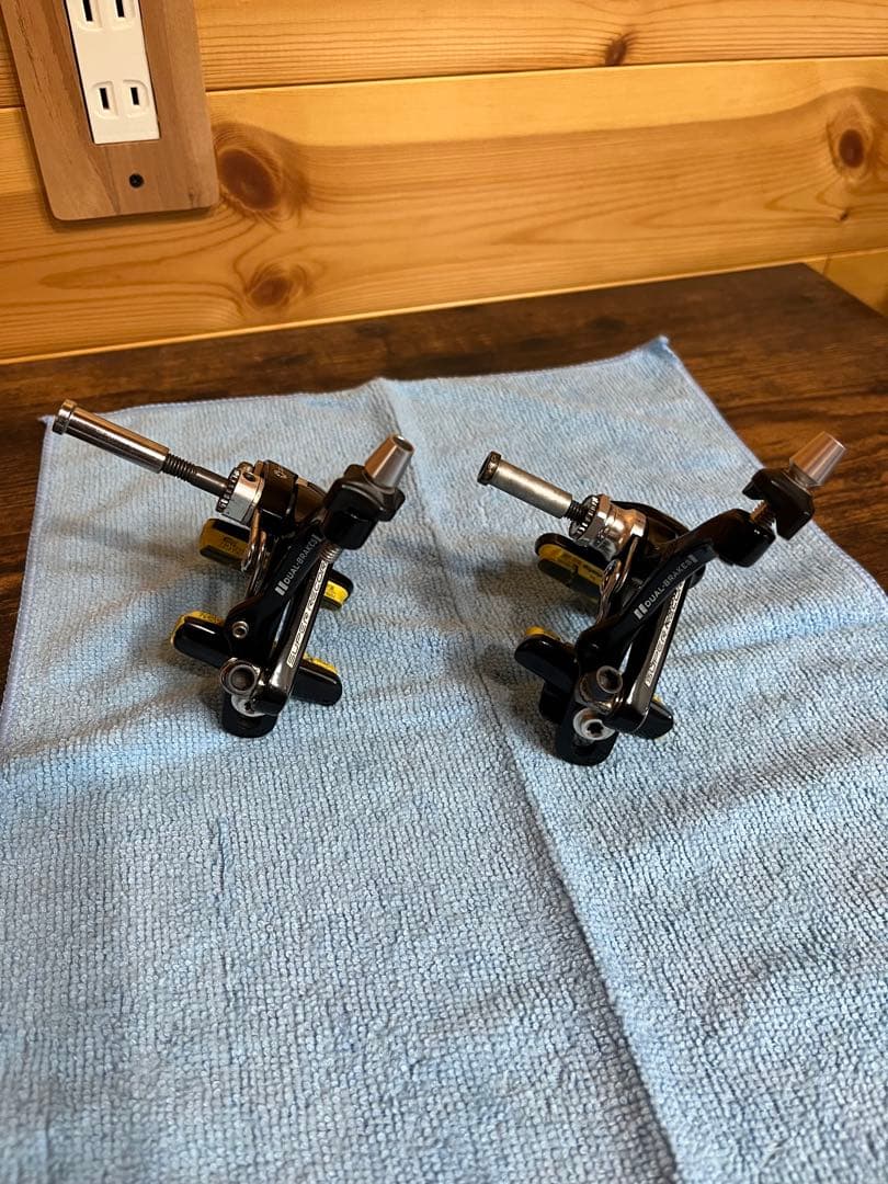 カンパニョーロ　スーパーレコード11速用クランク、前後ディレイラー、前後ブレーキ