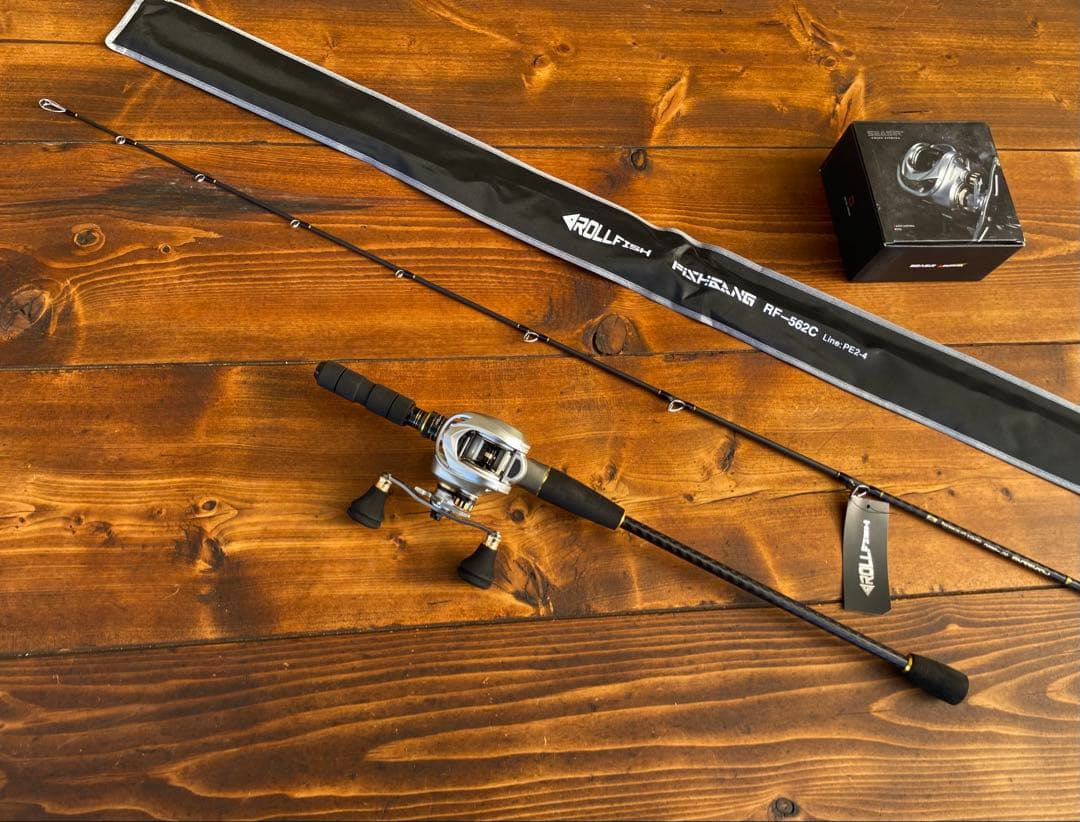 ジギングセット　C562MH スロージギング　タイラバ　オフショアロッド　左巻き