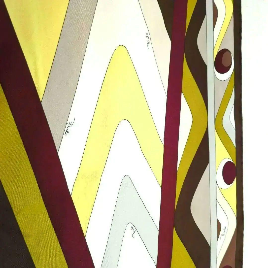 美品　EMILIO PUCCI　大判　スカーフ シルク　エミリオ・プッチ　レア
