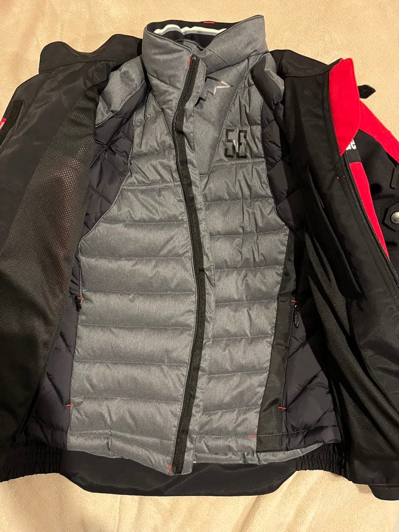 クシタニバイクジャケット レディース Mサイズ レッド/ブラック、レッド