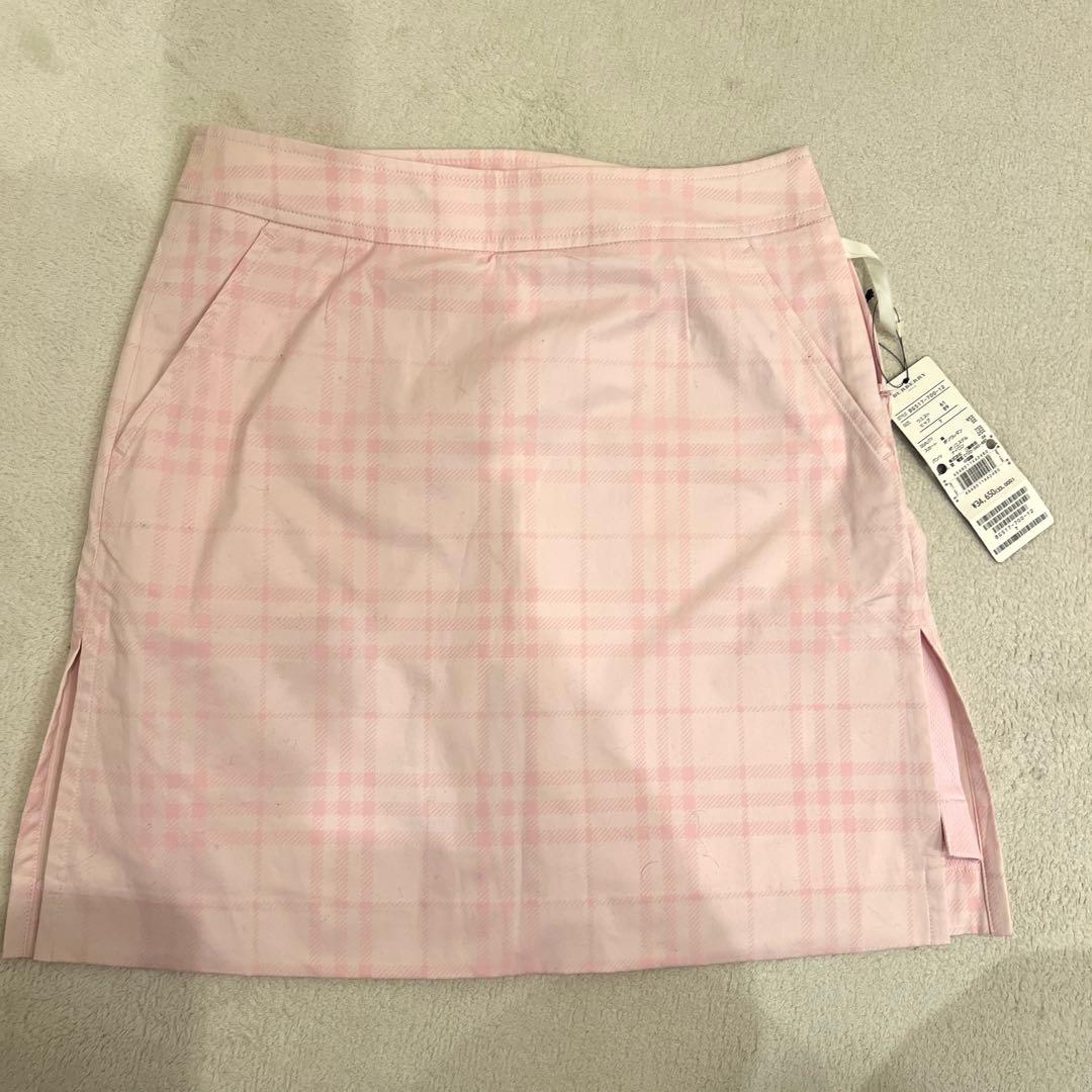 BURBERRYGOLF スカート　インナーパンツ付　ピンク　7号　ノバチェック