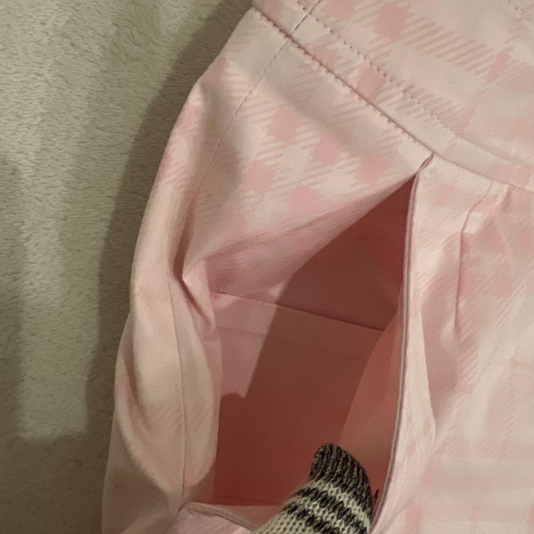 BURBERRYGOLF スカート　インナーパンツ付　ピンク　7号　ノバチェック