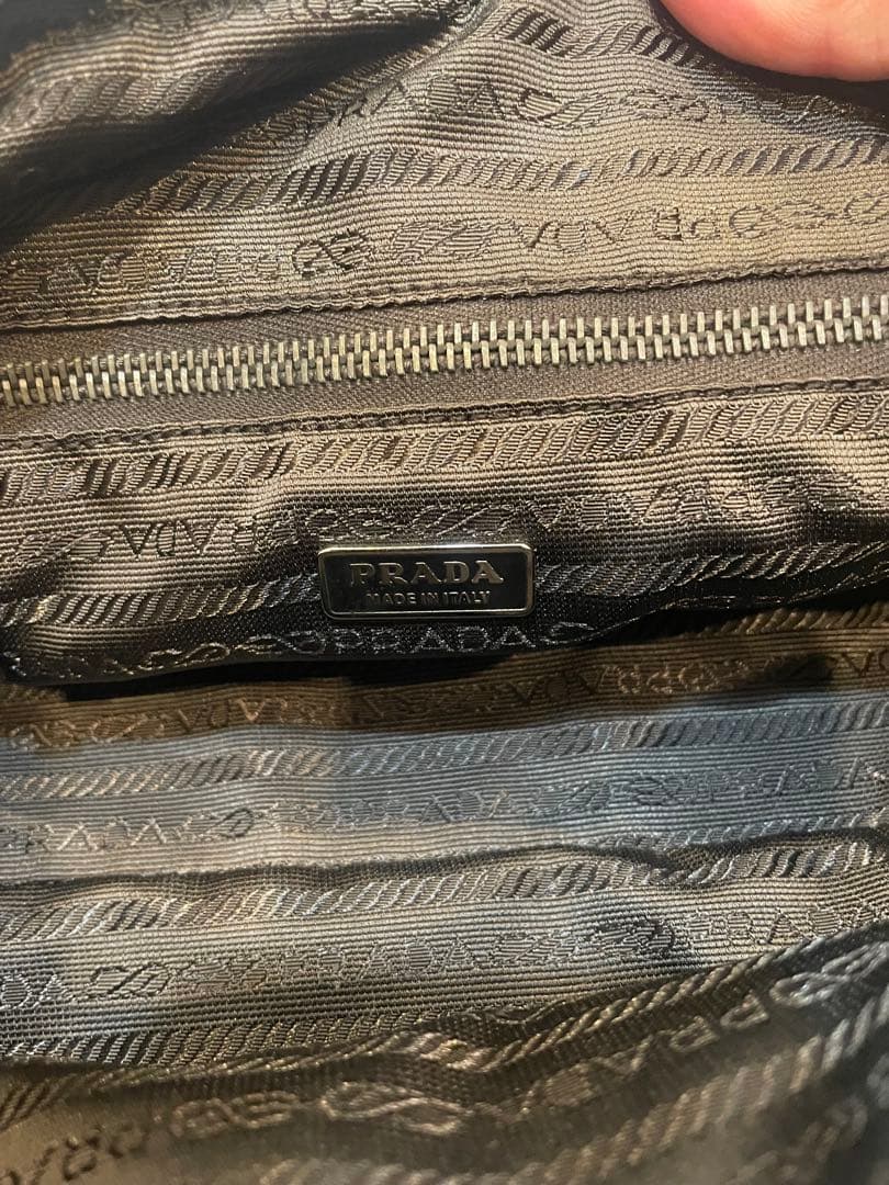 【美品-希少】プラダ PRADA ハンドバッグ ボーリングバッグ レザー