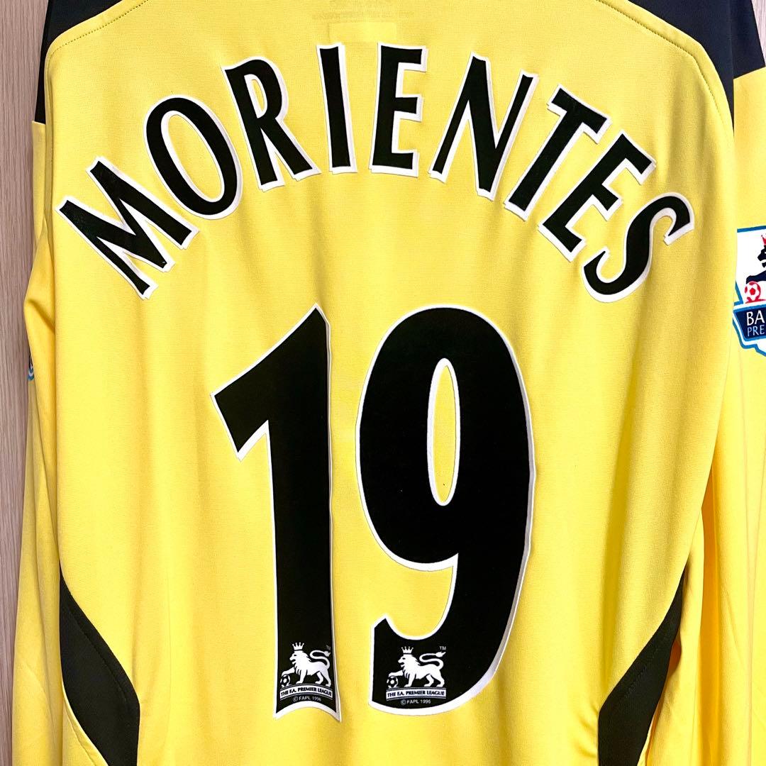 激レア リバプール 04/06 アウェイ 長袖 ユニフォーム モリエンテス