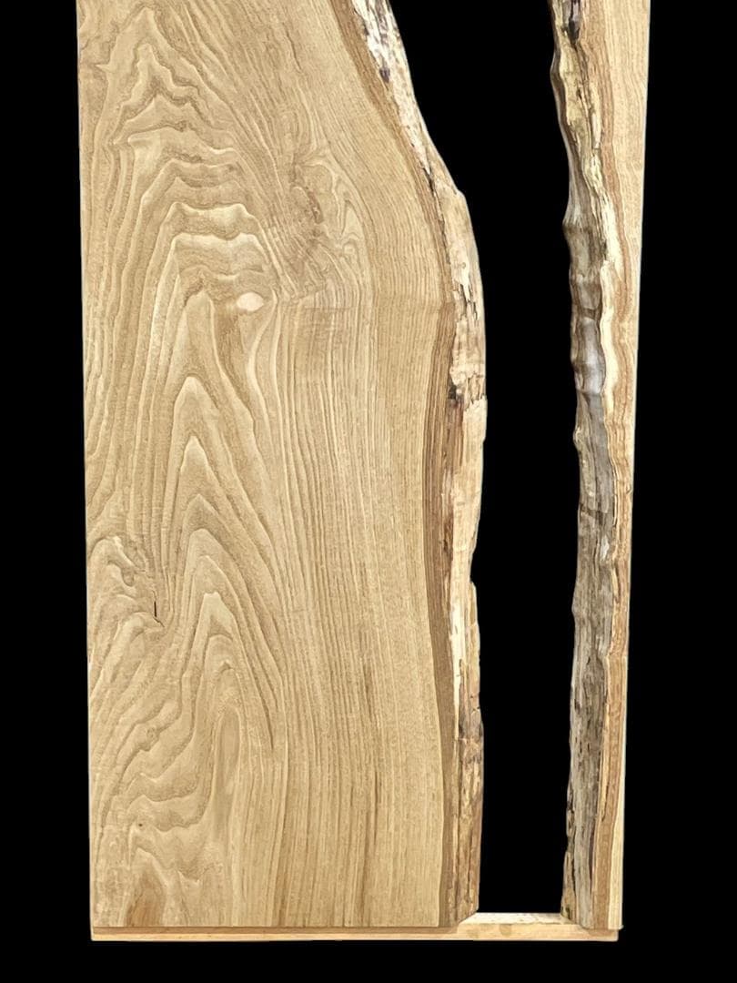 栗　M372-2　一枚板　乾燥材　棚板　カウンター　テーブル　DIY　耳付　天板