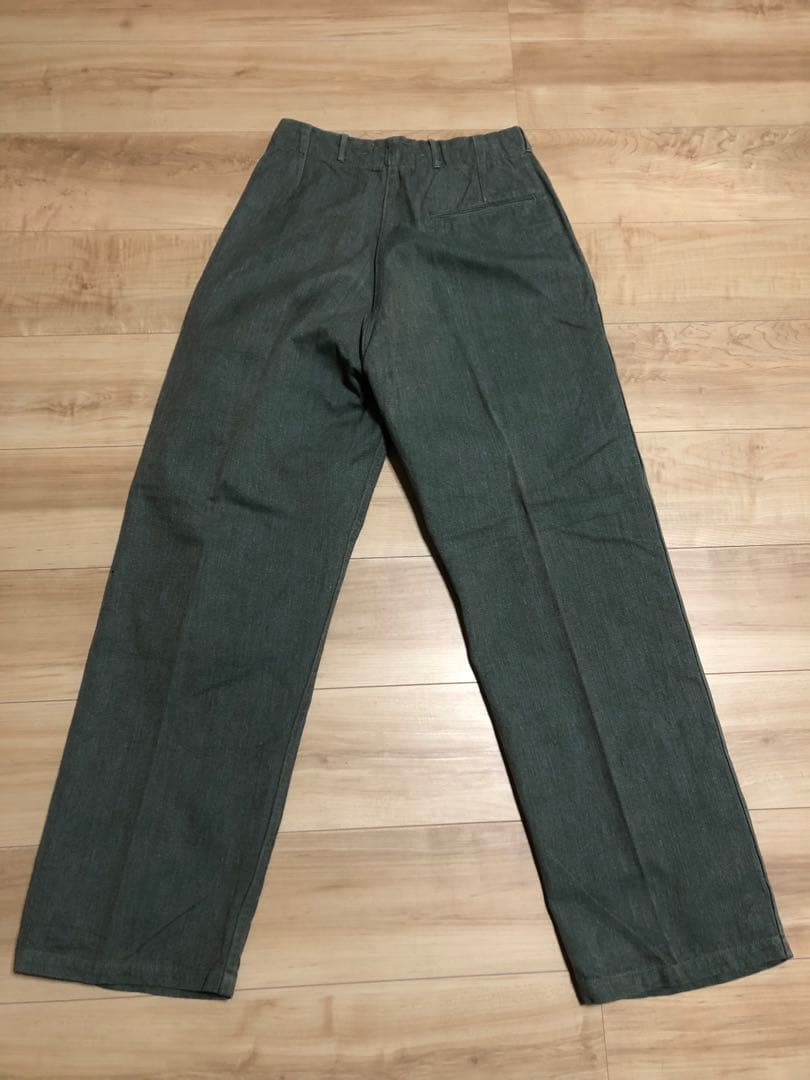 スウェーデン軍プリズナーパンツ　ウエスト77センチ　デッドストック