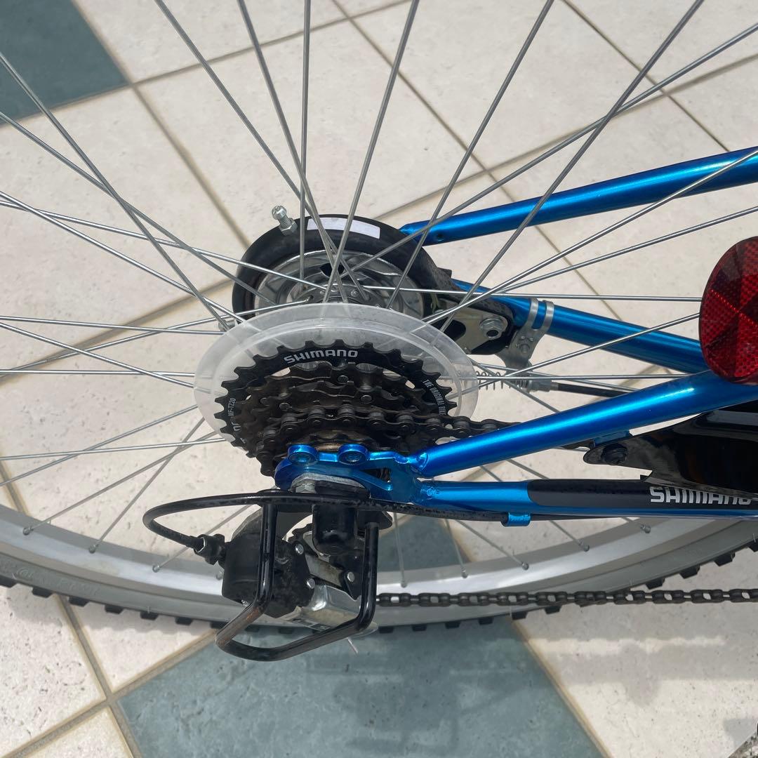 26インチ 子供自転車 Shimano SIS バスケット付き