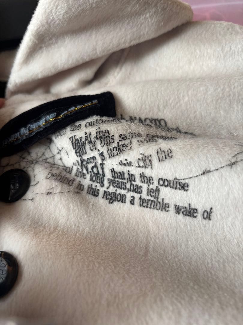 ま*い様 【h.NAOTO】ホワイト編み上げロングコート【美品】