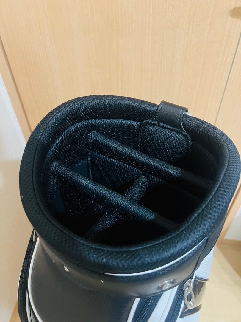 ブリヂストン キャディバッグ ホワイト/ブラック/レッド