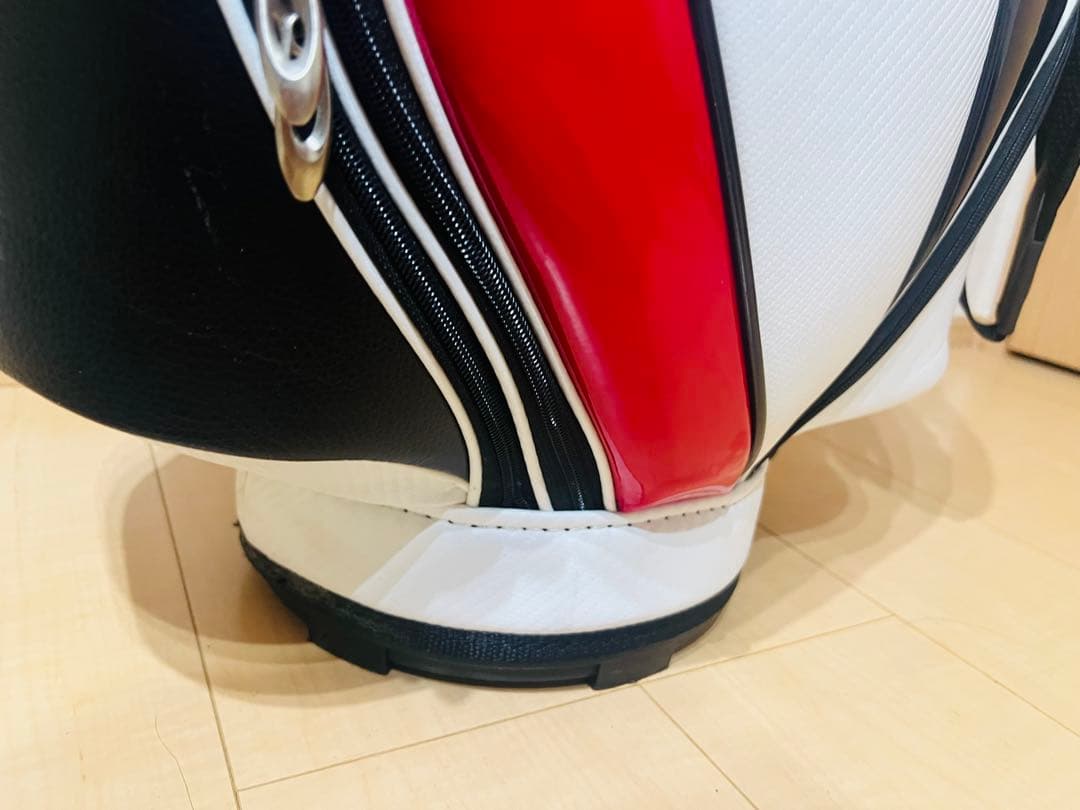 ブリヂストン キャディバッグ ホワイト/ブラック/レッド