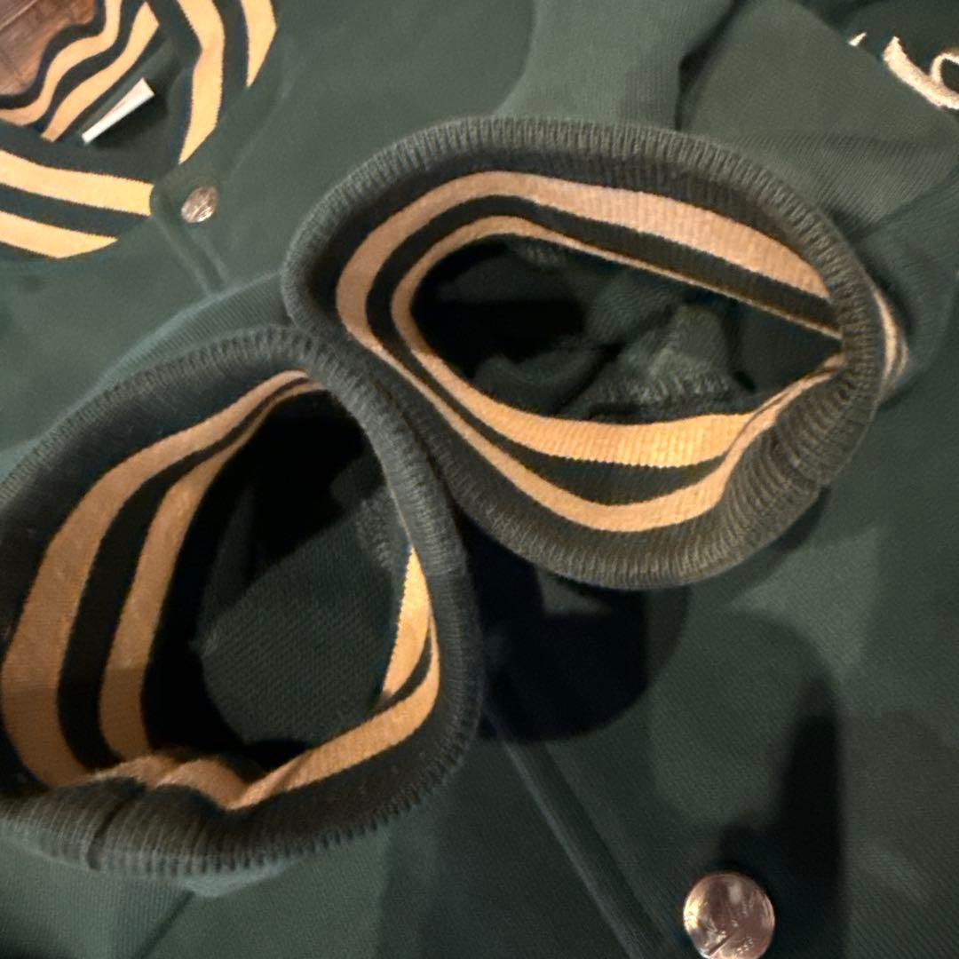 美品【ケボズ KEBOZ】ビッグロゴ 刺繍 スタジャン ビックサイズ XXL