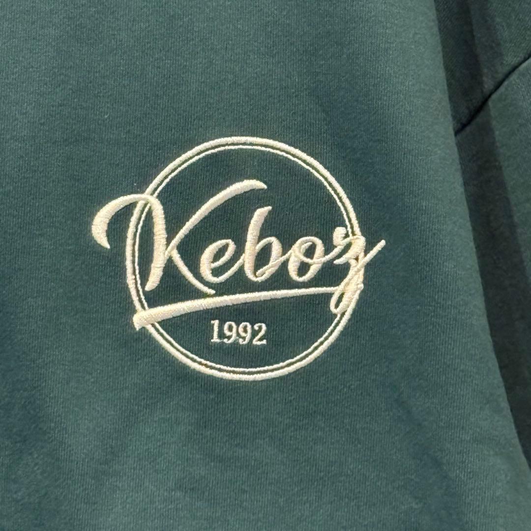 美品【ケボズ KEBOZ】ビッグロゴ 刺繍 スタジャン ビックサイズ XXL