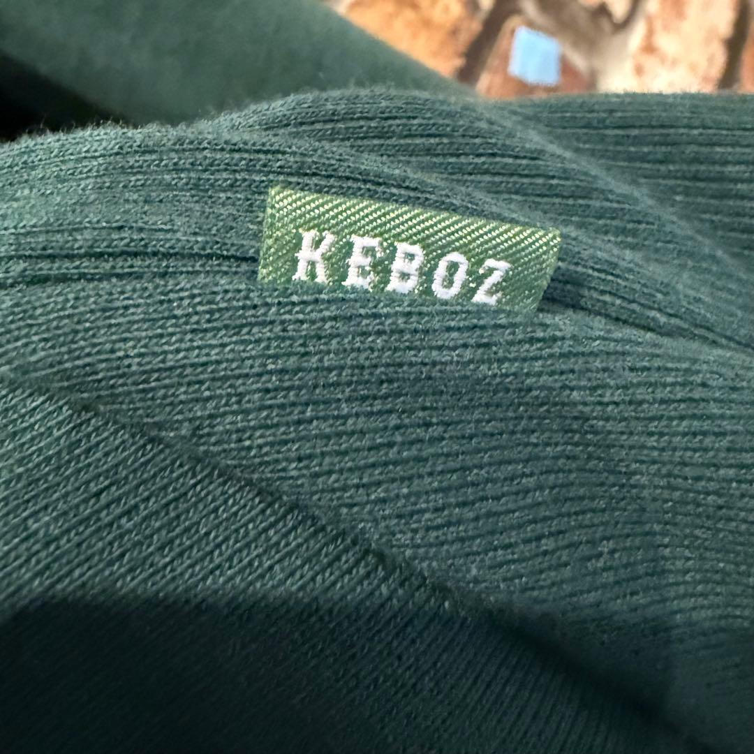 美品【ケボズ KEBOZ】ビッグロゴ 刺繍 スタジャン ビックサイズ XXL