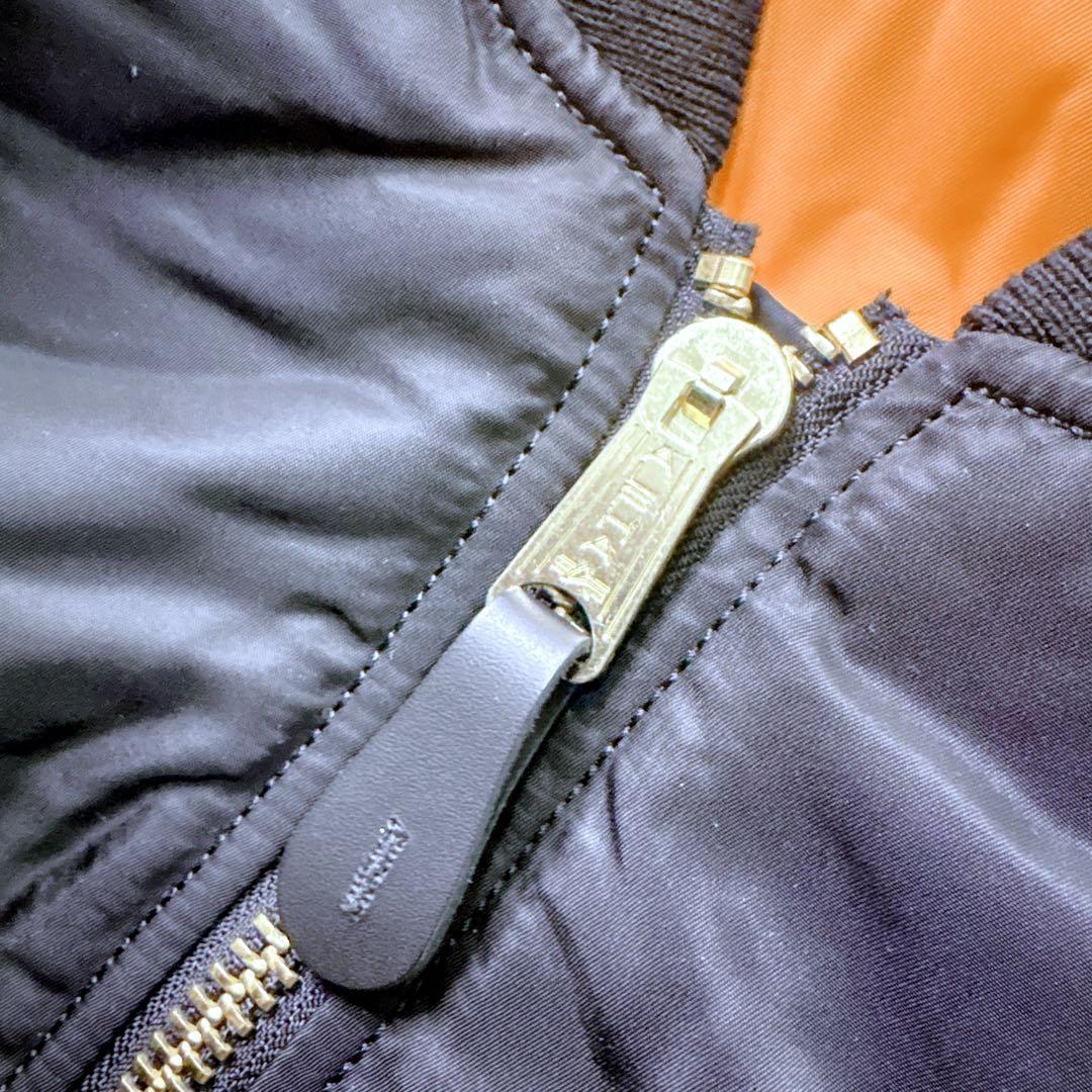 アルファインダストリーズ ma1 フライトジャケット ミリタリー ブラック　黒