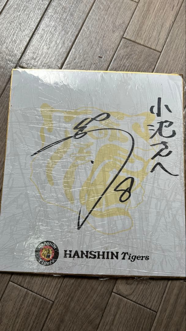 ぜ*ぇ様 佐藤輝明 阪神タイガース非売品直筆サイン色紙 佐藤選手が