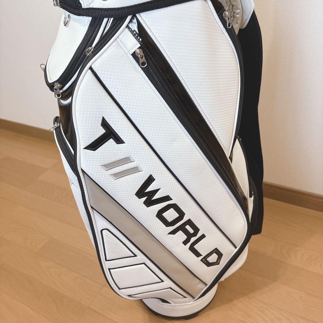K398 HONMA TOUR WORLD キャディバッグ ホワイト