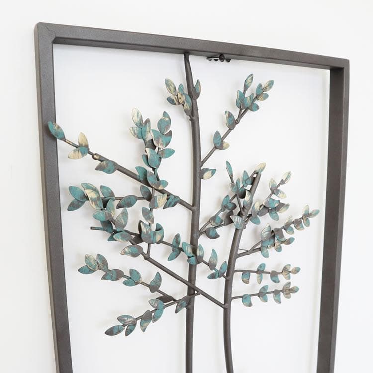 壁飾り アイアン枝葉