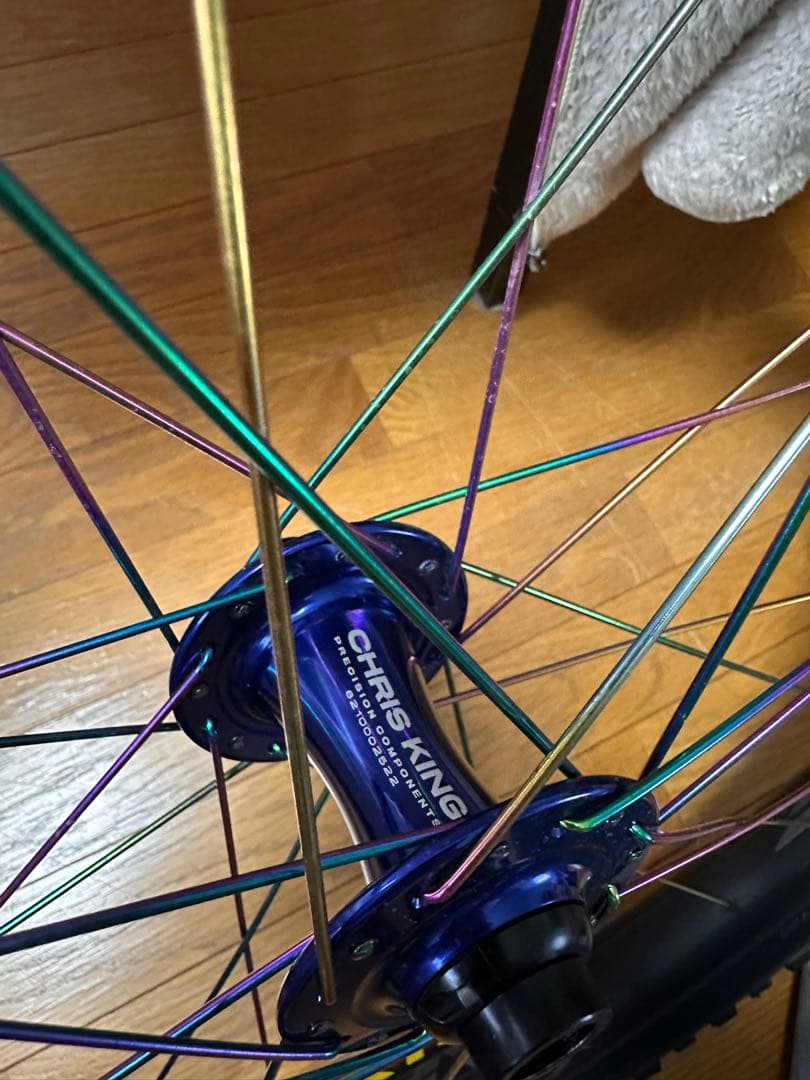 マグ様専用 1/2 CHRIS KING手組みホイール（マレット仕様） - メルカリ