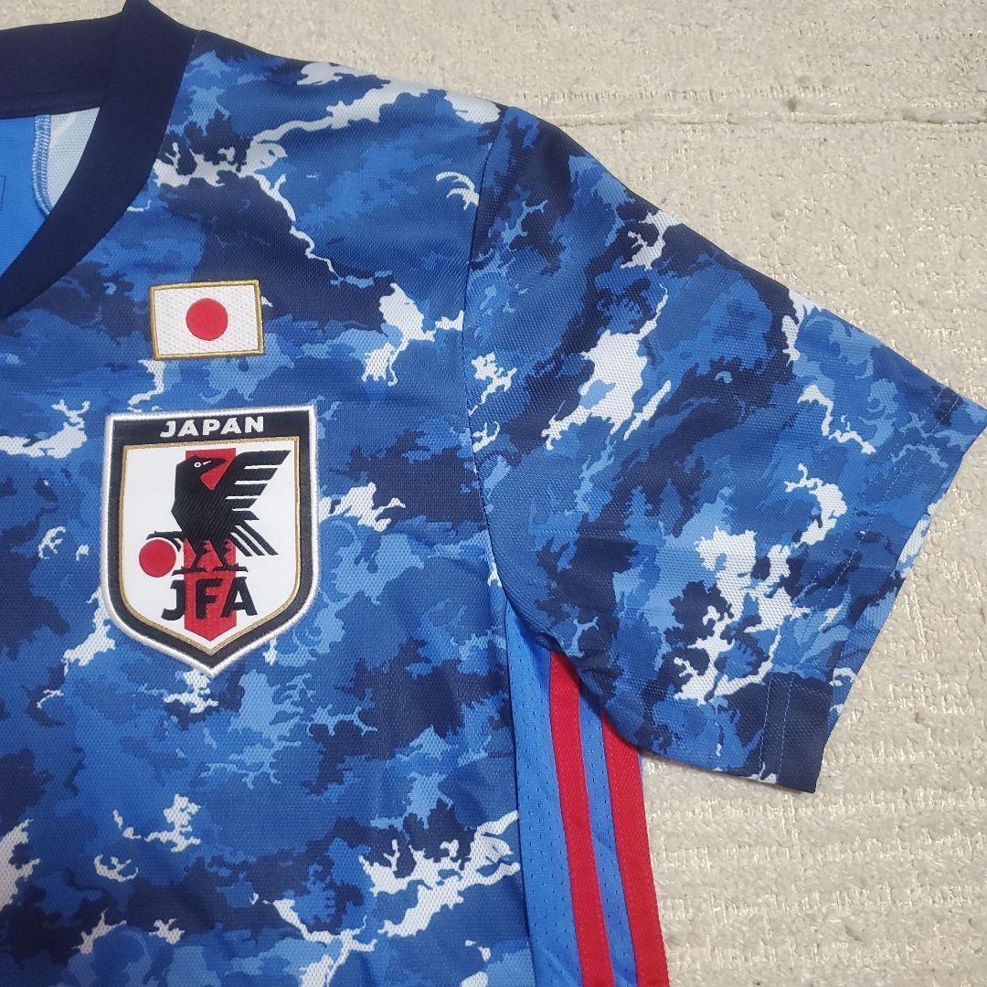 【激レア】ワンピース×サッカー日本代表×アディダス　ユニフォーム　ルフィ　L