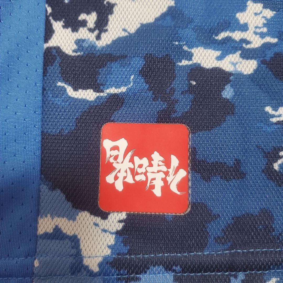 【激レア】ワンピース×サッカー日本代表×アディダス　ユニフォーム　ルフィ　L