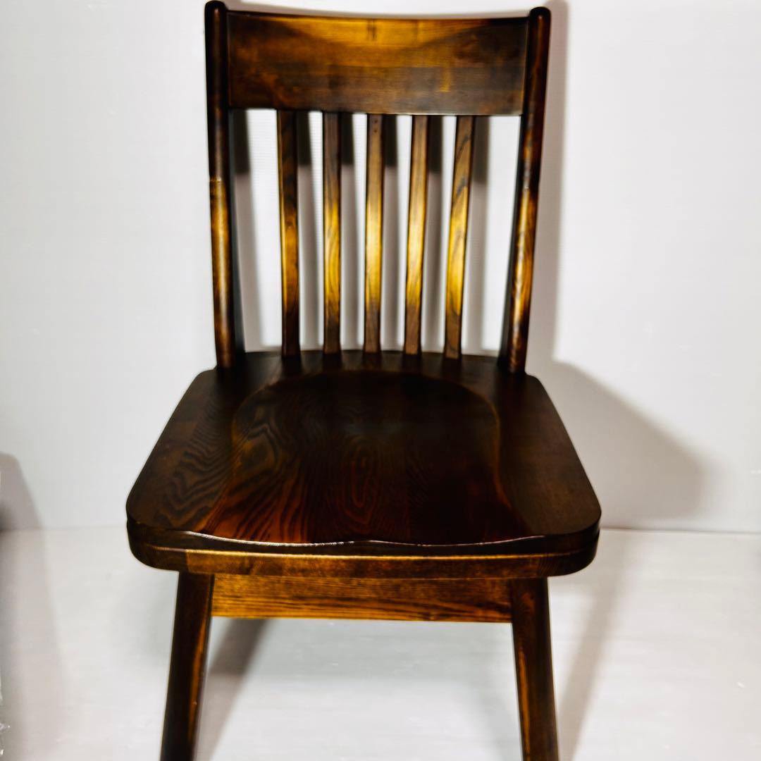 【美品】オーク素材　回転チェア　ダイニングチェア 高級