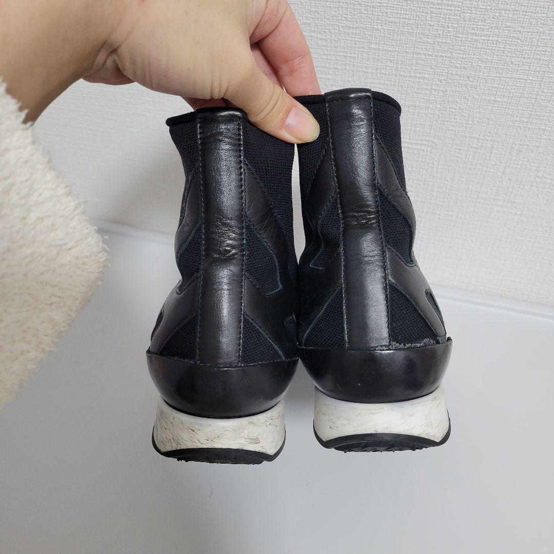 HERMES Hマークソックススニーカー36 使用感・難あり エルメス - メルカリ