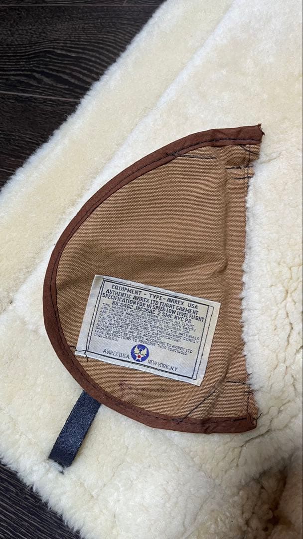 AVIREX B-3 ムートンジャケット フライトジャケット