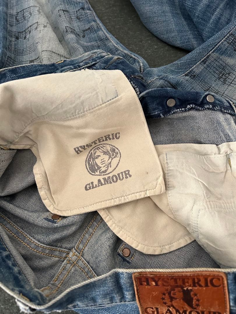 稀少品ヒステリックグラマー 音符 デニム ブルージーンズ - メルカリ