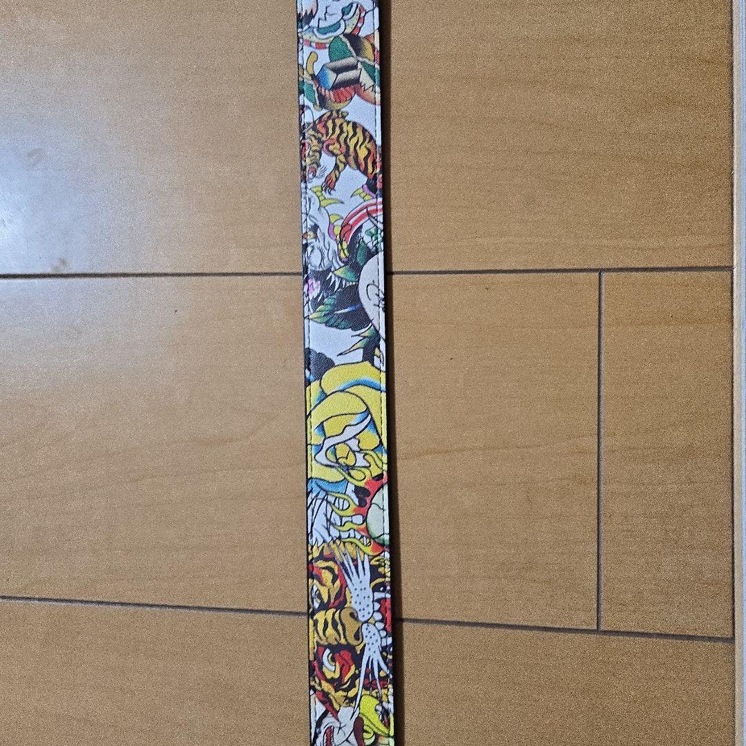 《超希少》エド・ハーディー　レザーベルト　Lサイズ　y2k sk8 グランジ