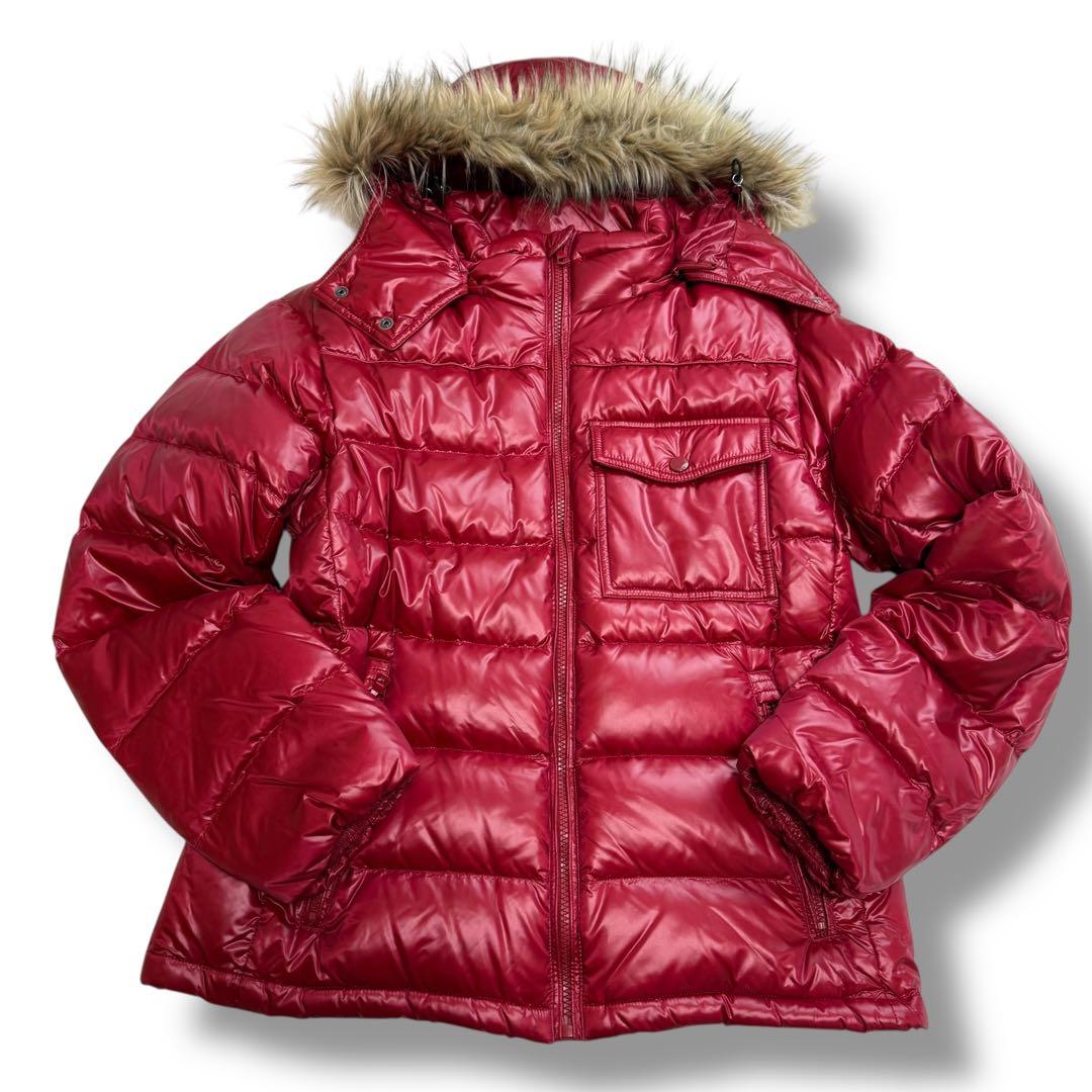 old uniqlo premium down jacket fur y2k - メルカリ