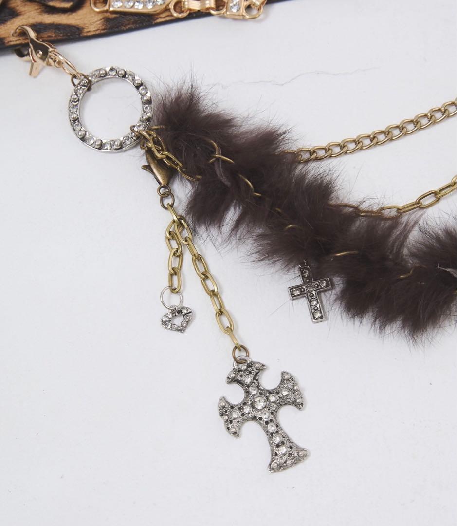 ムーンバックルファーチェーンベルト d.i.a.