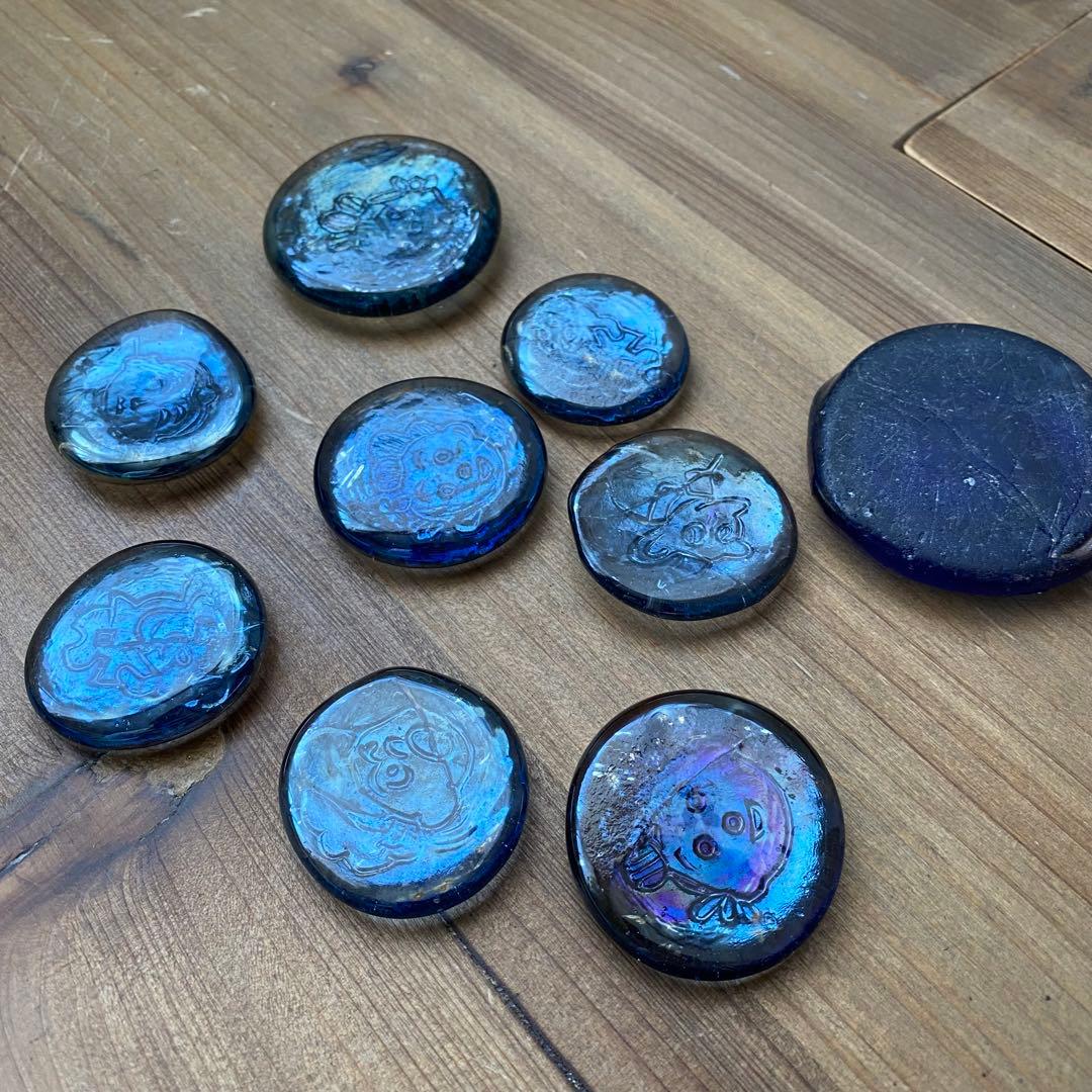 明治 大正 戦前 おはじき サザエさん フクスケ 他 石蹴り ラスター