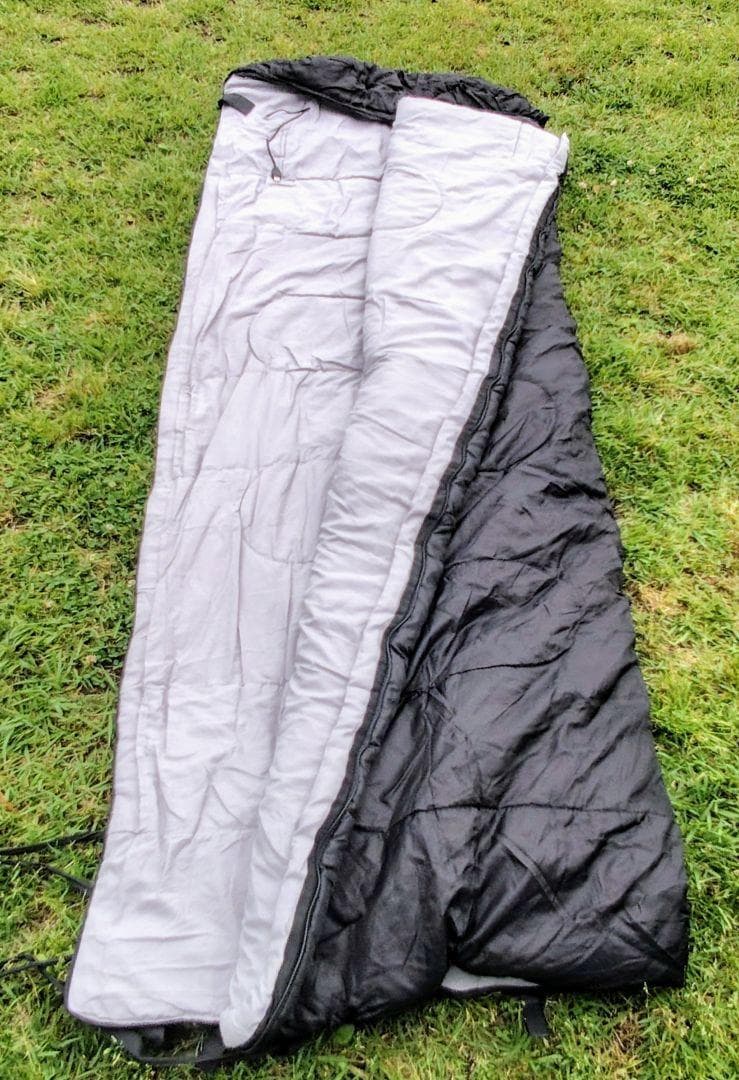 グラフェンヒーター内蔵寝袋付　究極のメッシュテント　ブラックカンガルー 一式