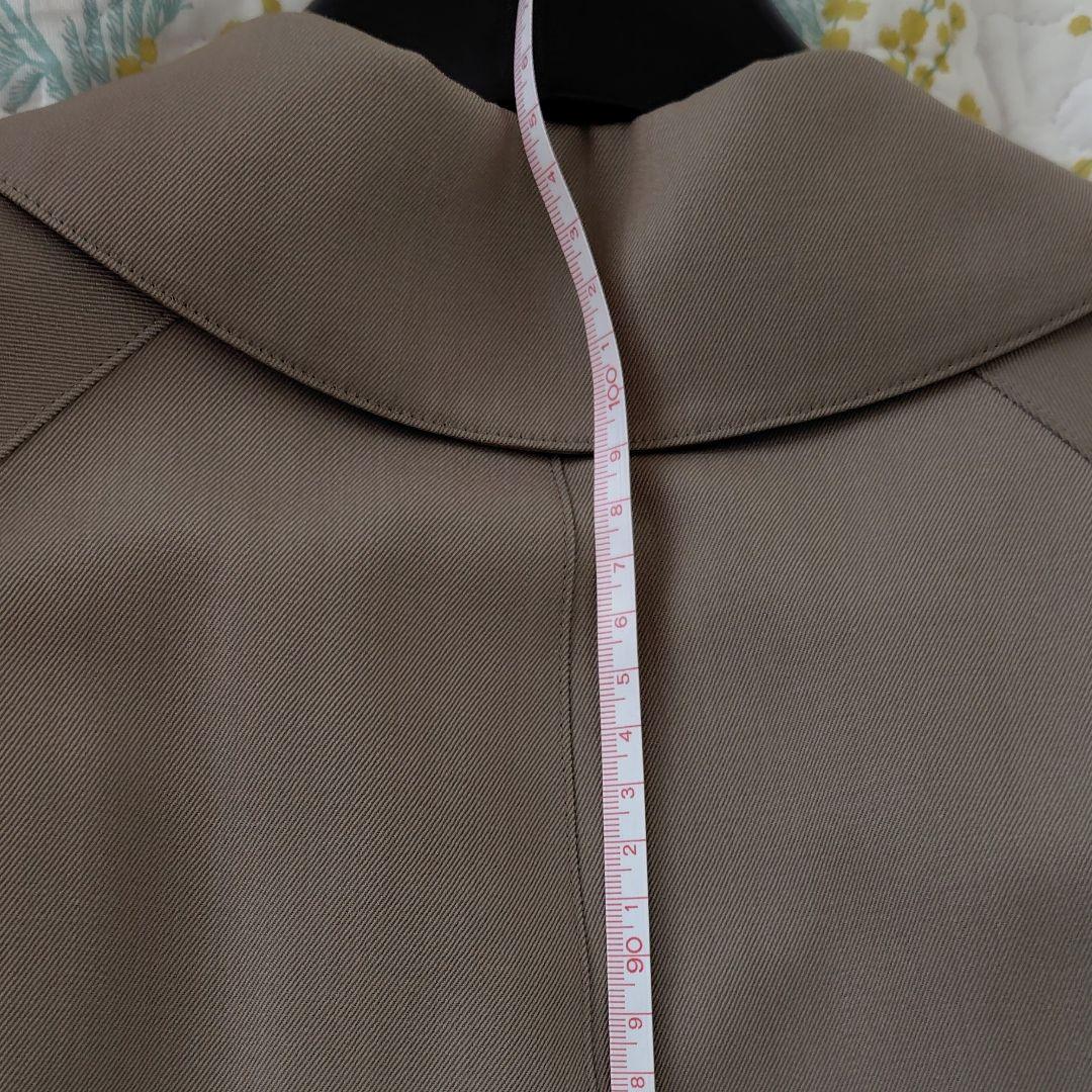 バーバリー ステンカラーコート タスマニアウール100%