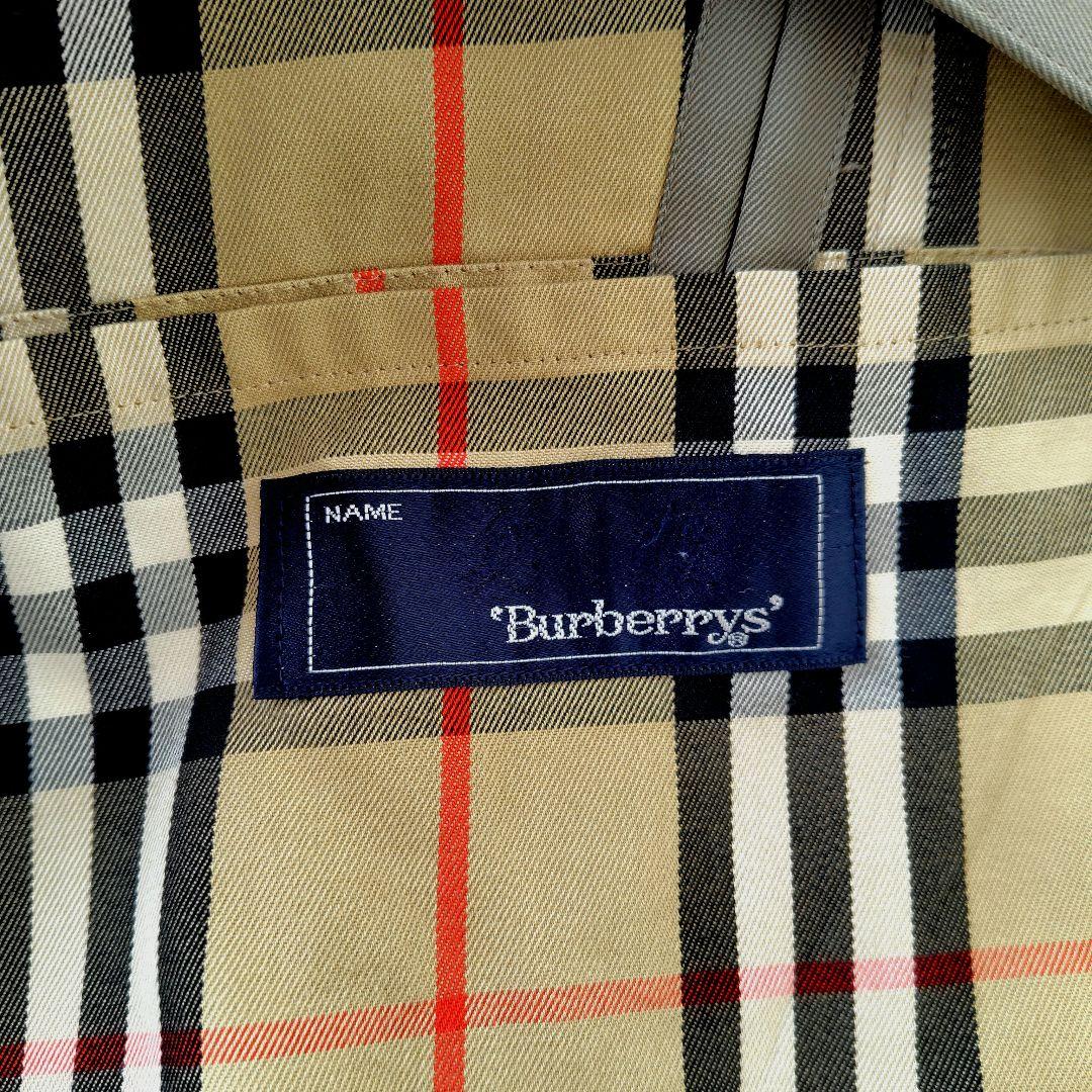 バーバリー ステンカラーコート タスマニアウール100%