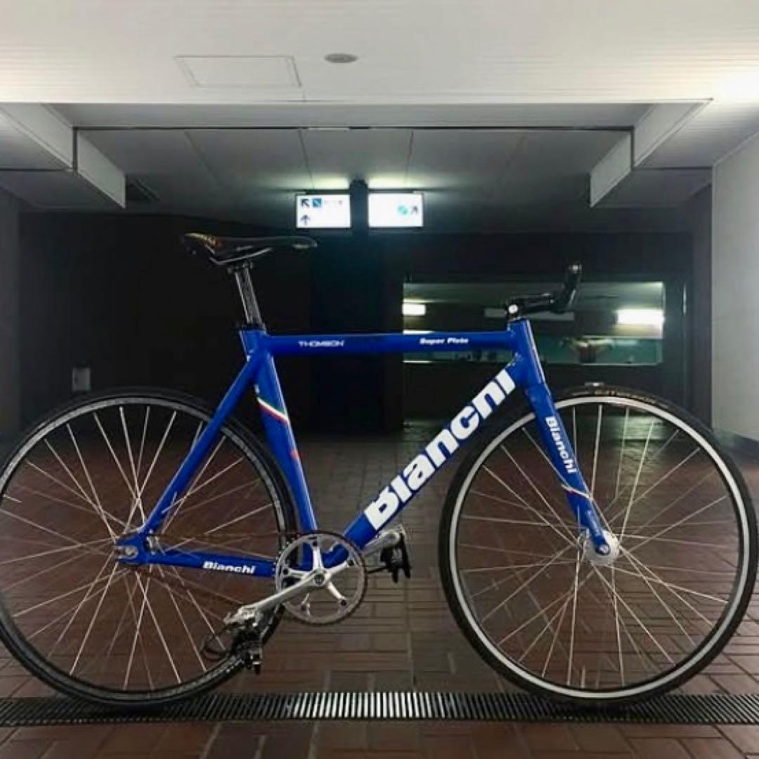 引取希望】bianchi super pista Azzurro サイズ 55 - メルカリ