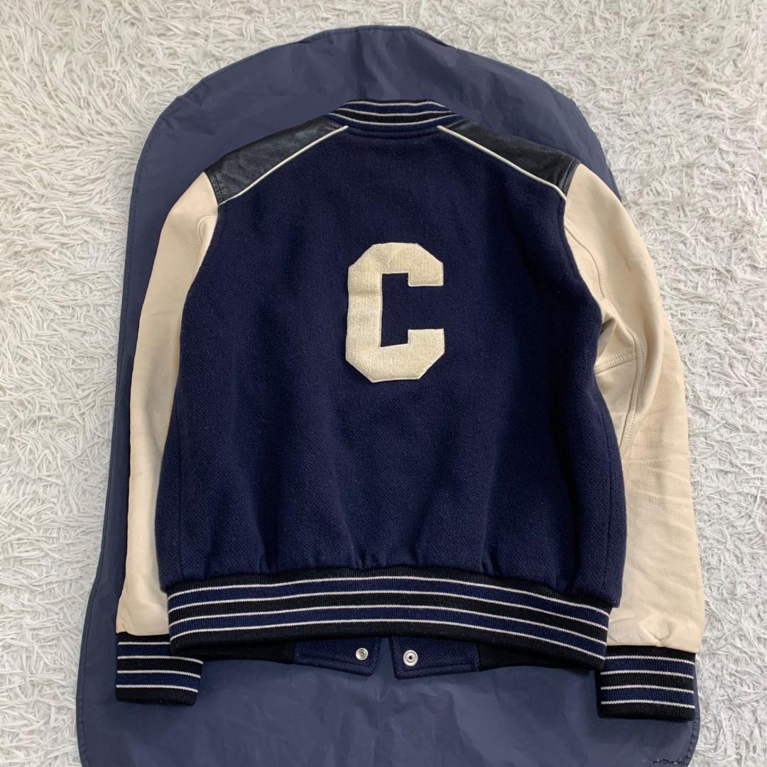 16716✨CELINE クラシック テディジャケット スタジャン 切替 46