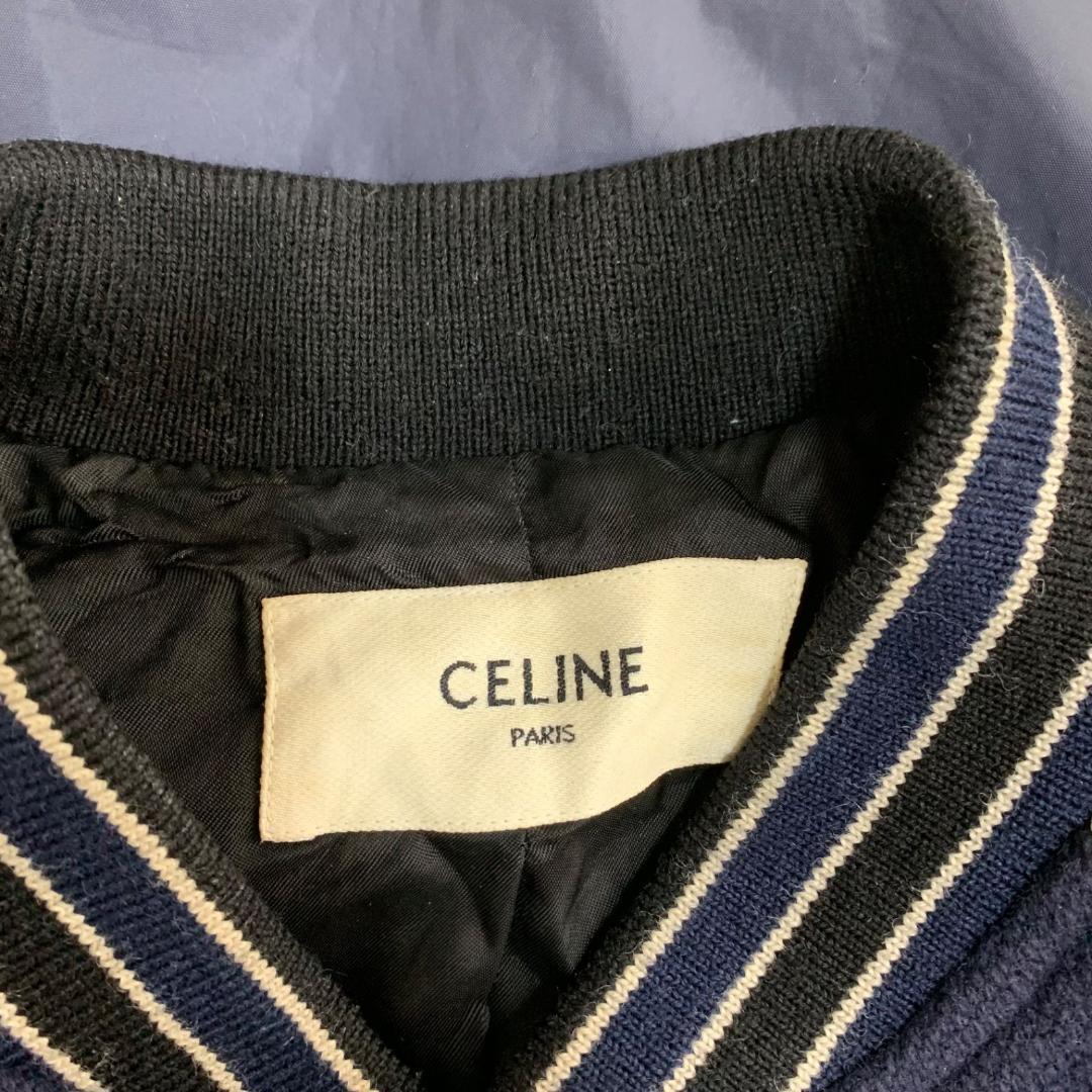 16716✨CELINE クラシック テディジャケット スタジャン 切替 46