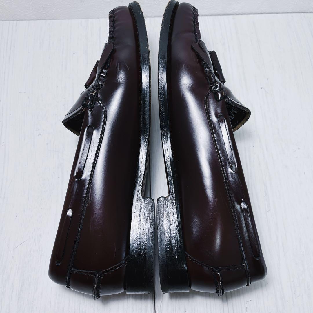 【美品】✨G.H.BASS 24㎝ タッセルローファー WINE 現行