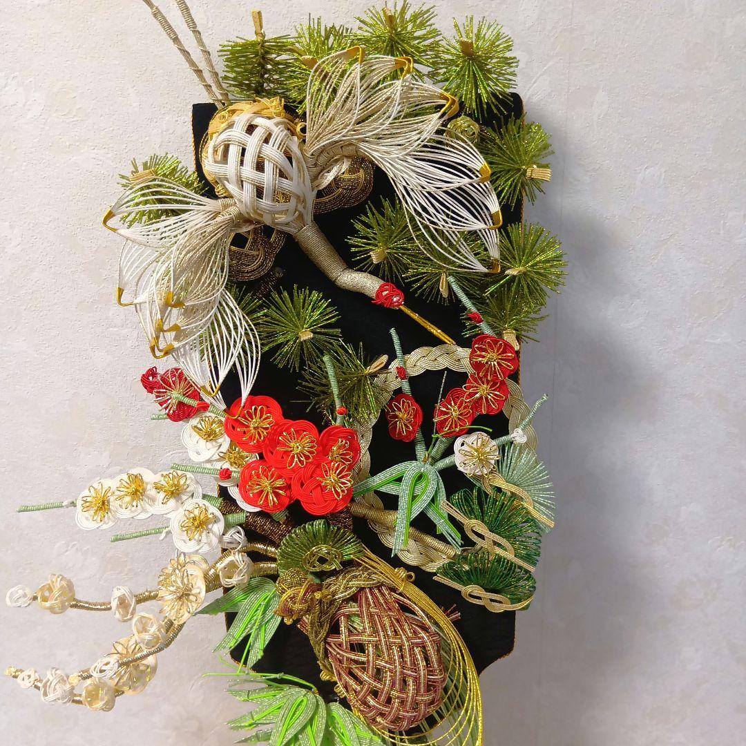 結納セットから造った羽子板　古布　 水引　正月　お雛様