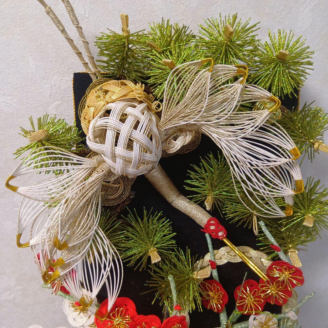 結納セットから造った羽子板　古布　 水引　正月　お雛様