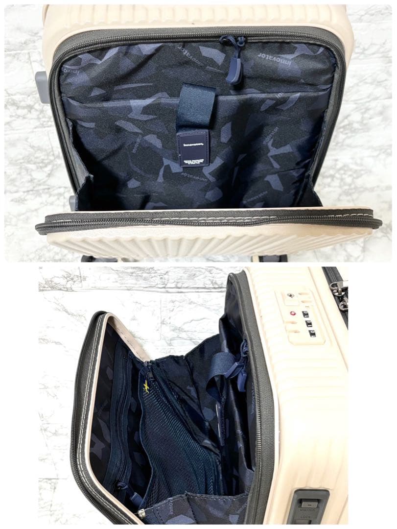 【未使用】Innovator INV30 スーツケース Sサイズ 21L バニラ