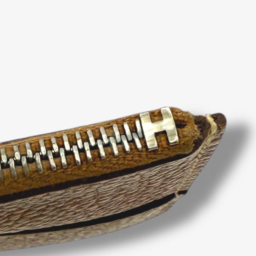 【美品】エルメス 財布 ドゴンGM トゴ HERMES 長財布 ゴールド