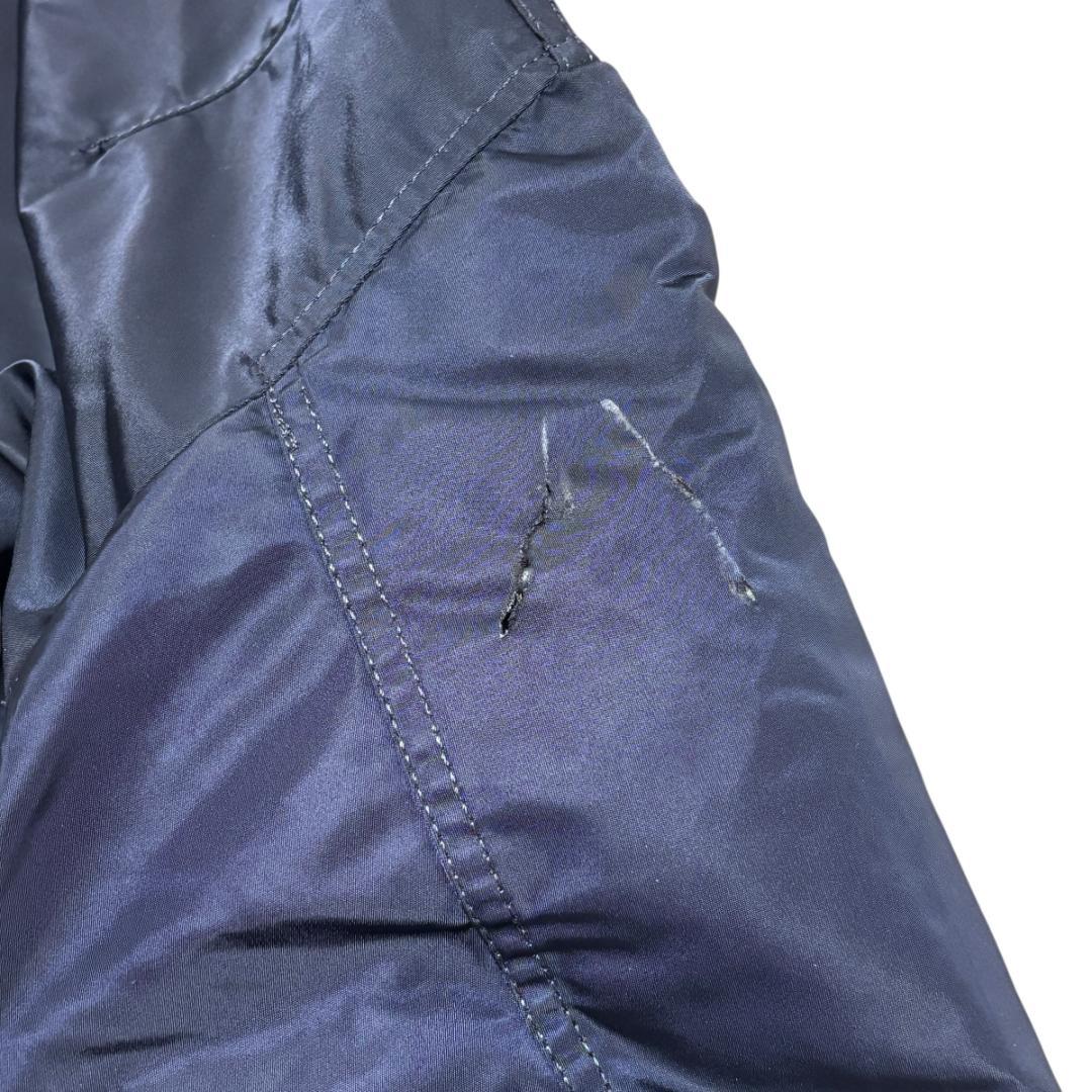 90s USA製 ALPHA MA-1 グランドクルー ネイビー L