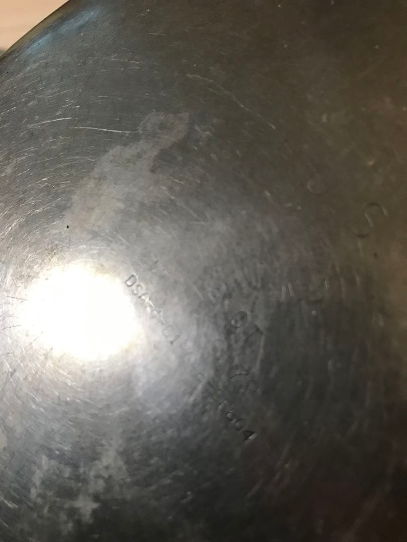 米軍 実物　usn 鍋　お玉　武骨　キャンプ　ミリキャン　カトラリー　アウトドア