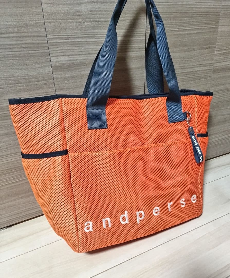 超美品☆and per se☆BIGトートバッグ・メッシュユーティリティバッグ