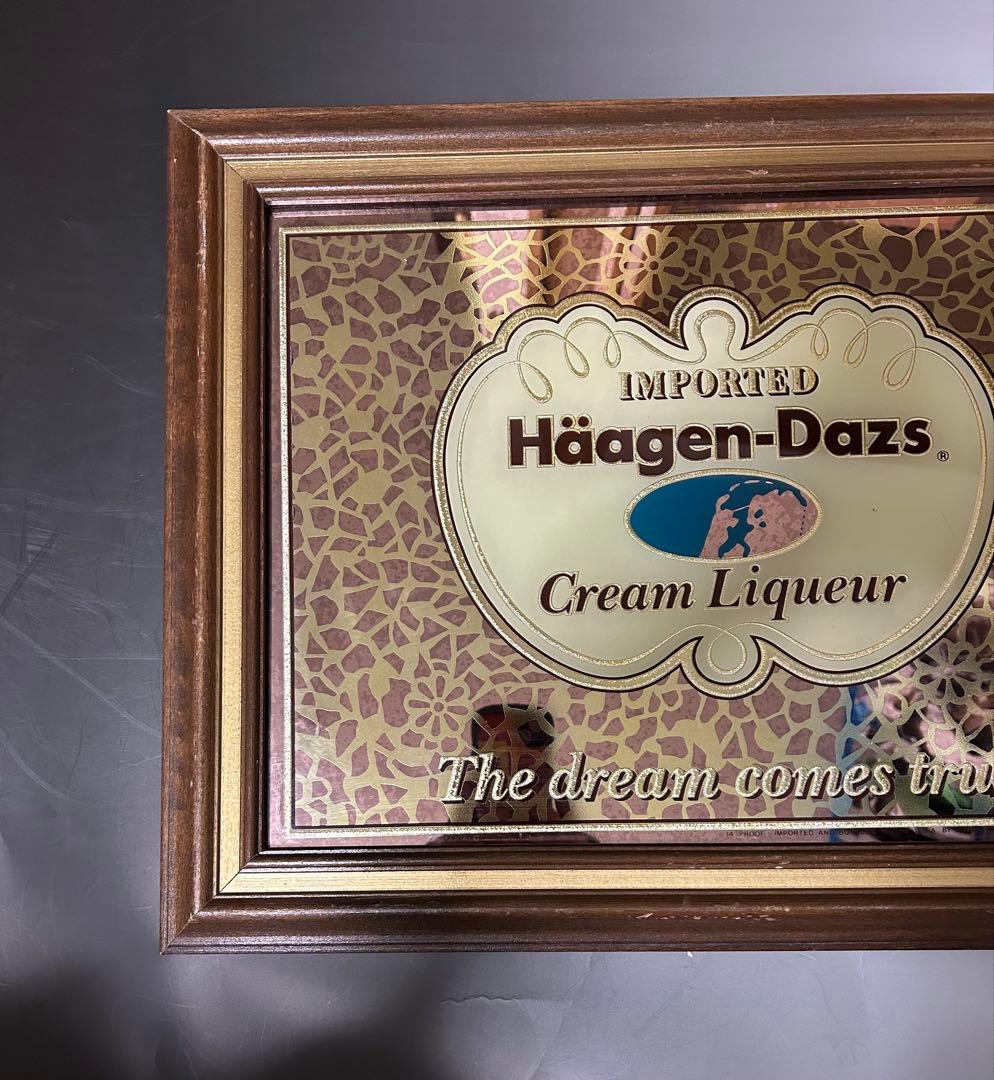 #149 Haagen-Dazs ハーゲンダッツ パブミラー ビンテージ 鏡