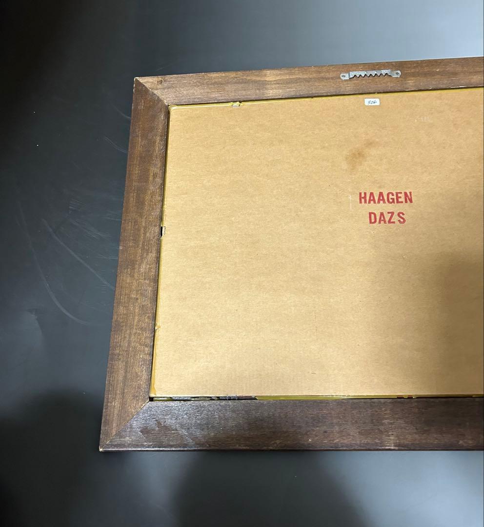 #149 Haagen-Dazs ハーゲンダッツ パブミラー ビンテージ 鏡