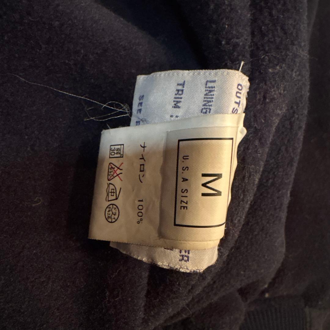 Twins Majestic スタジャンジャケット M ネイビー